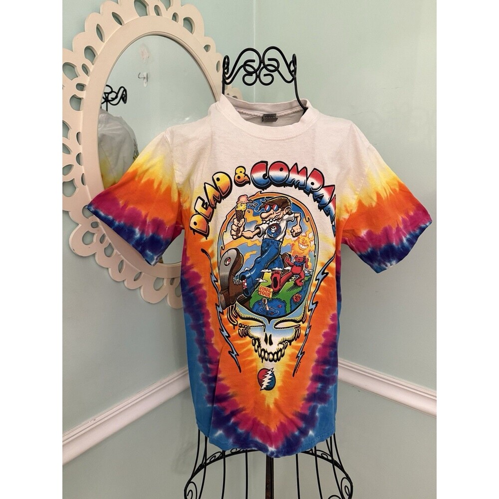 Dead & Company Shirt Men's Tie Dye Final Tour 2023 Grateful Dead Estimated Small